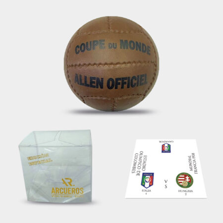 Mini balón #0 Mundial 1938 + afiche