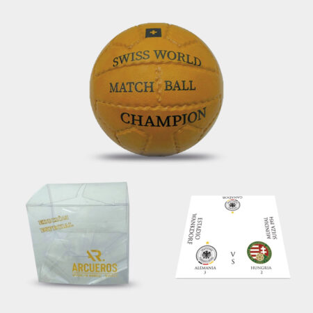 Mini balón #0 Mundial 1954 + afiche