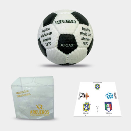 Mini balón #0 Mundial 1970 + afiche