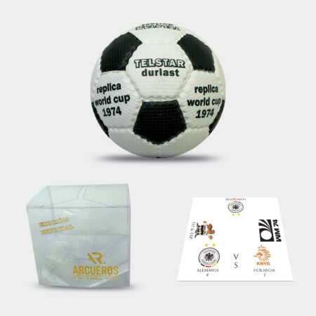 Mini balón #0 Mundial 1974 + afiche