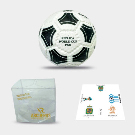 Mini balón #0 Mundial 1978 + afiche