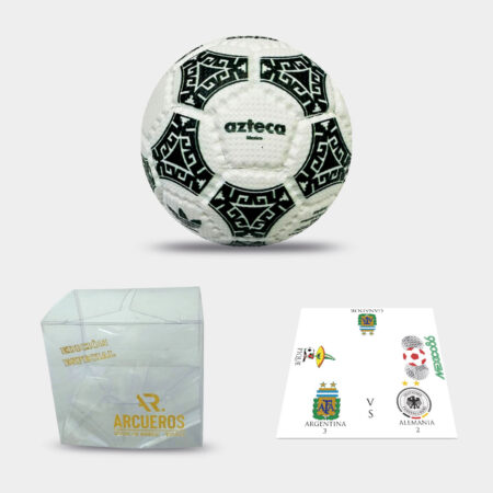 Mini balón #0 Mundial 1986 + afiche