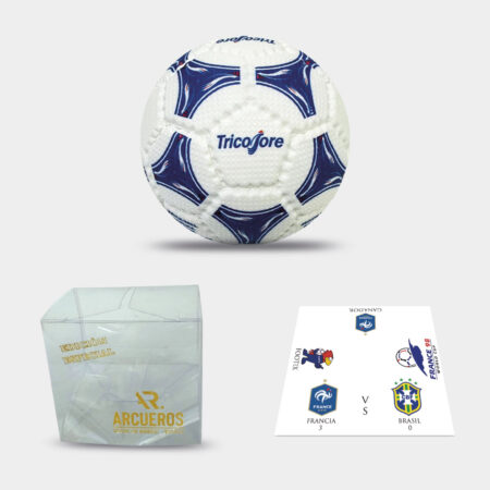 Mini balón Mundial 1998 + afiche